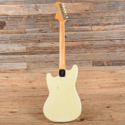 Fender Mustang White 1965 Electric Guitars / Solid Body
