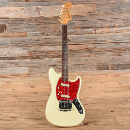 Fender Mustang White 1965 Electric Guitars / Solid Body