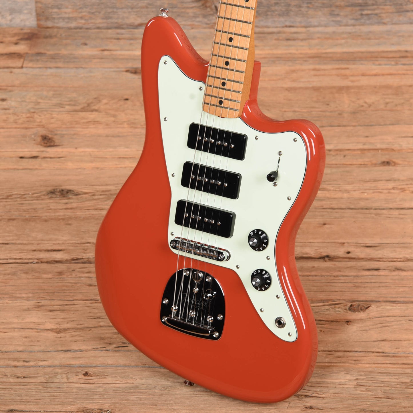 Fender Noventa Jazzmaster Fiesta Red 2021 Electric Guitars / Solid Body