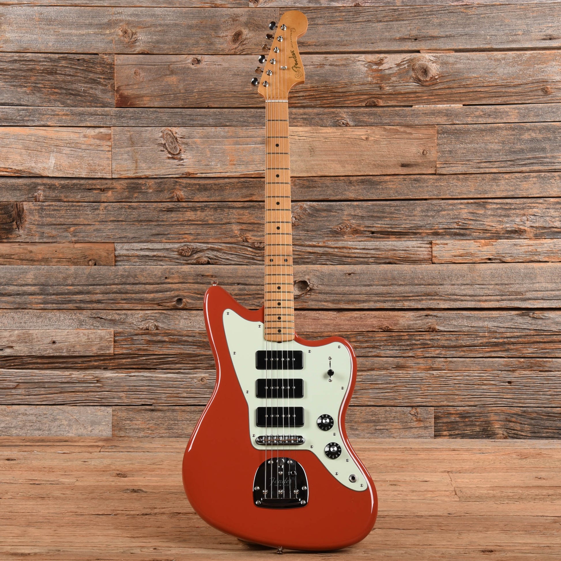 Fender Noventa Jazzmaster Fiesta Red 2021 Electric Guitars / Solid Body