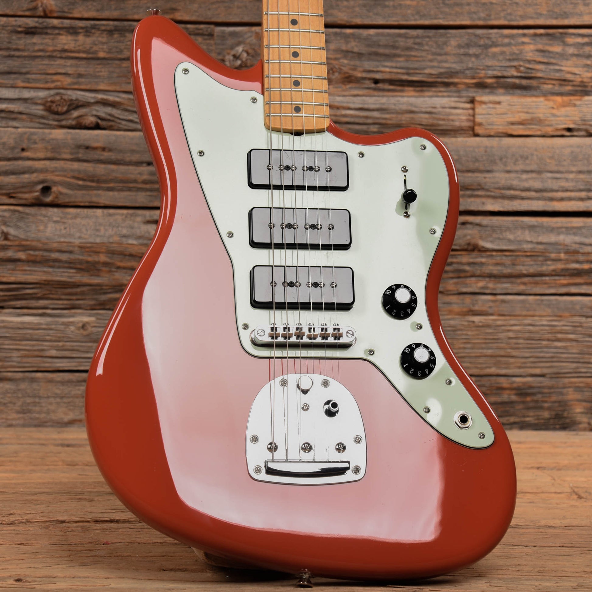 Fender Noventa Jazzmaster Fiesta Red 2021 Electric Guitars / Solid Body