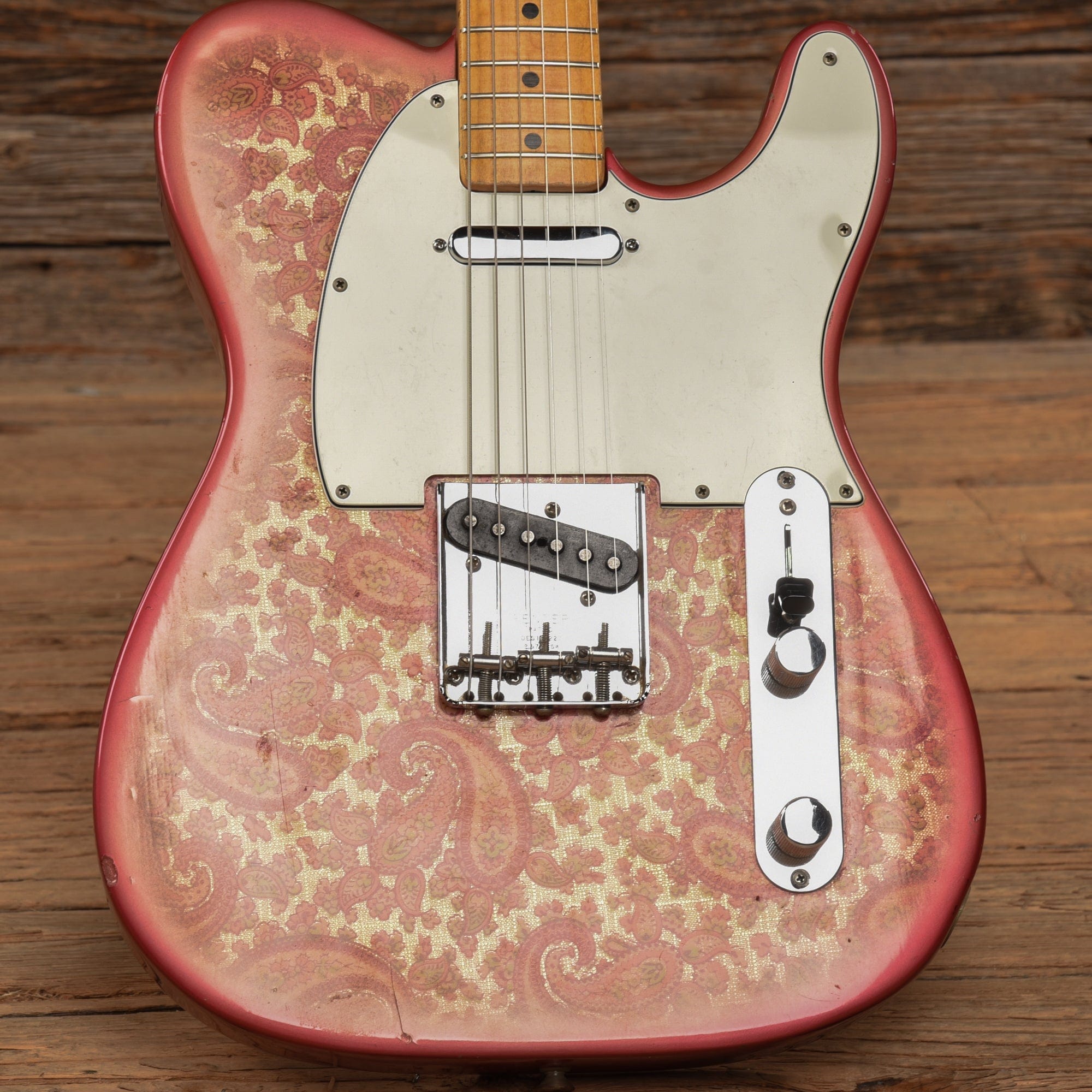 Fender Paisley Telecaster Pink 1968 Electric Guitars / Solid Body