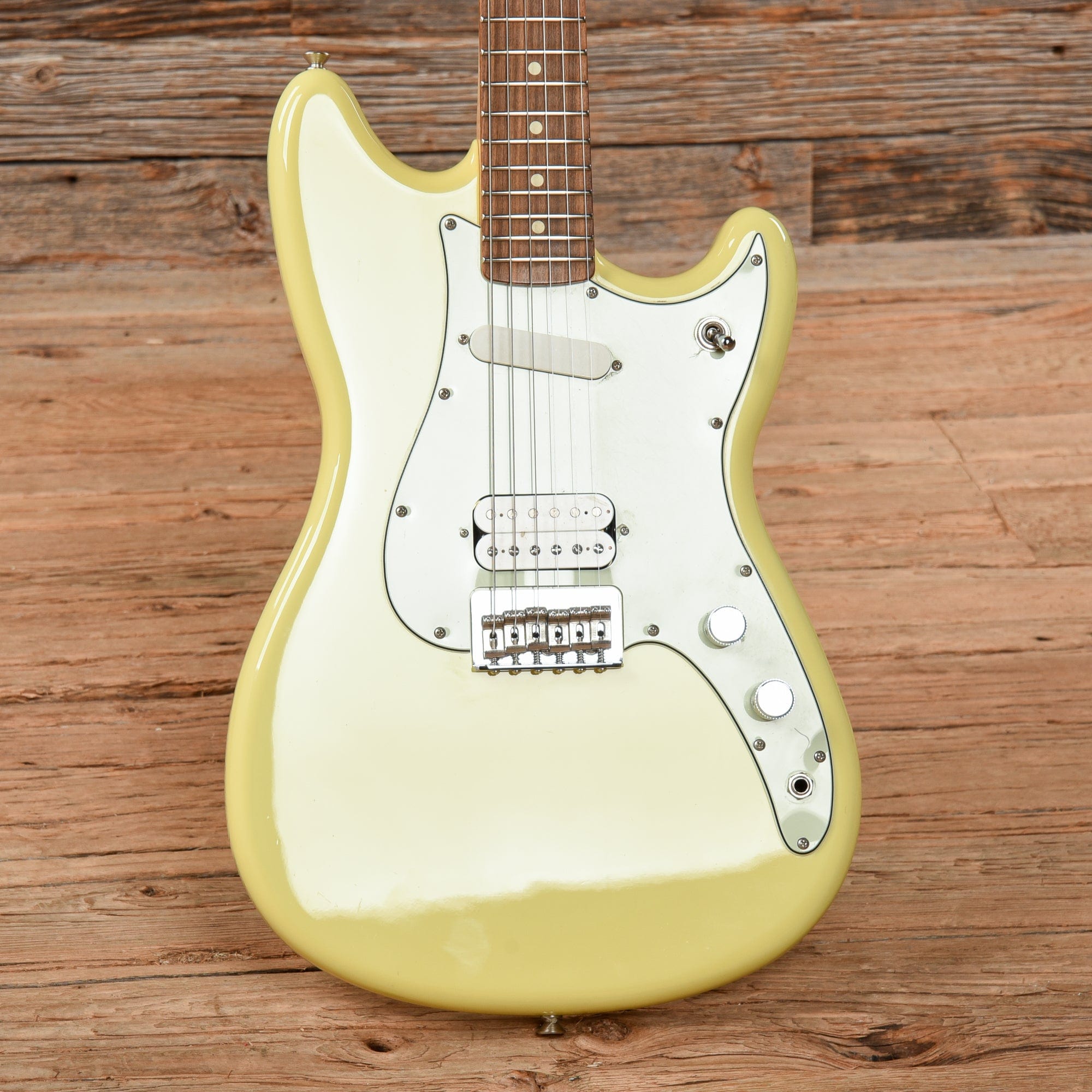 Fender Player Duo Sonic HS Canary Diamond 2017 Electric Guitars / Solid Body