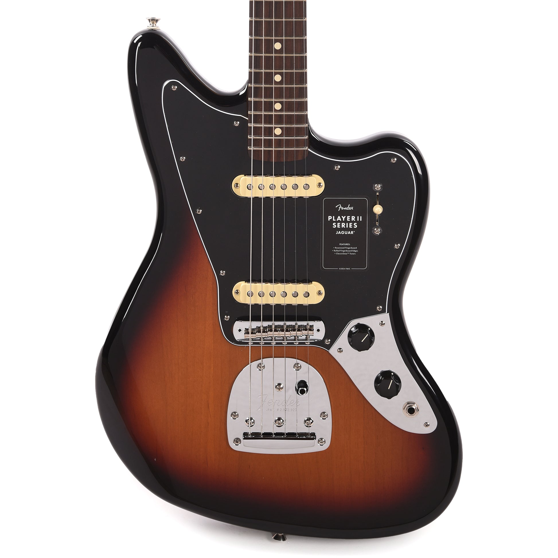 Fender Player II Jaguar 3-Color Sunburst Electric Guitars / Solid Body