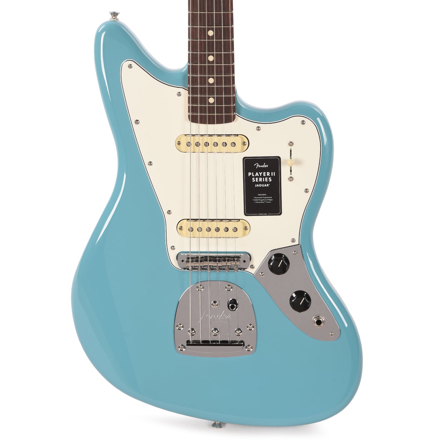 Fender Player II Jaguar Aquatone Blue Electric Guitars / Solid Body