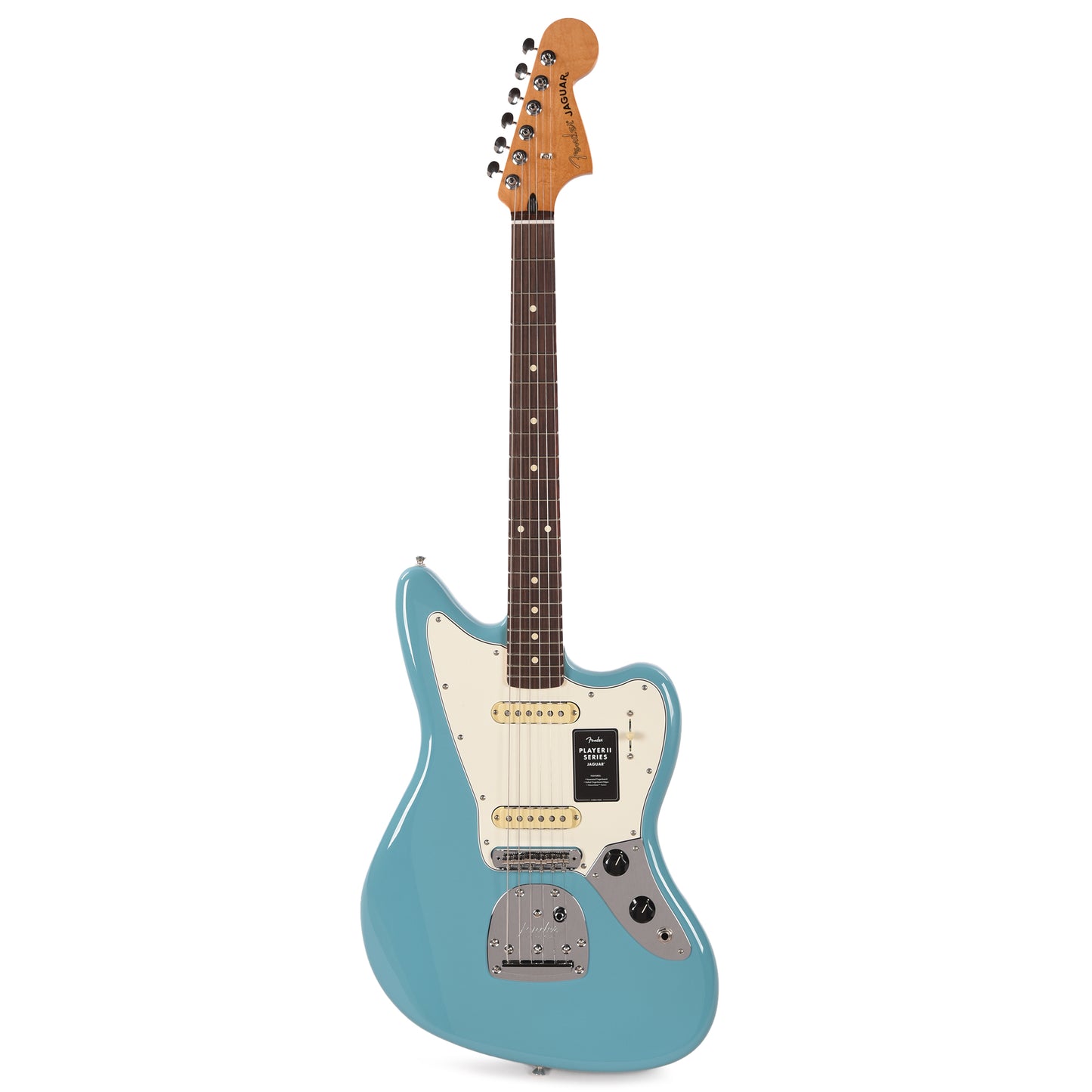 Fender Player II Jaguar Aquatone Blue Electric Guitars / Solid Body