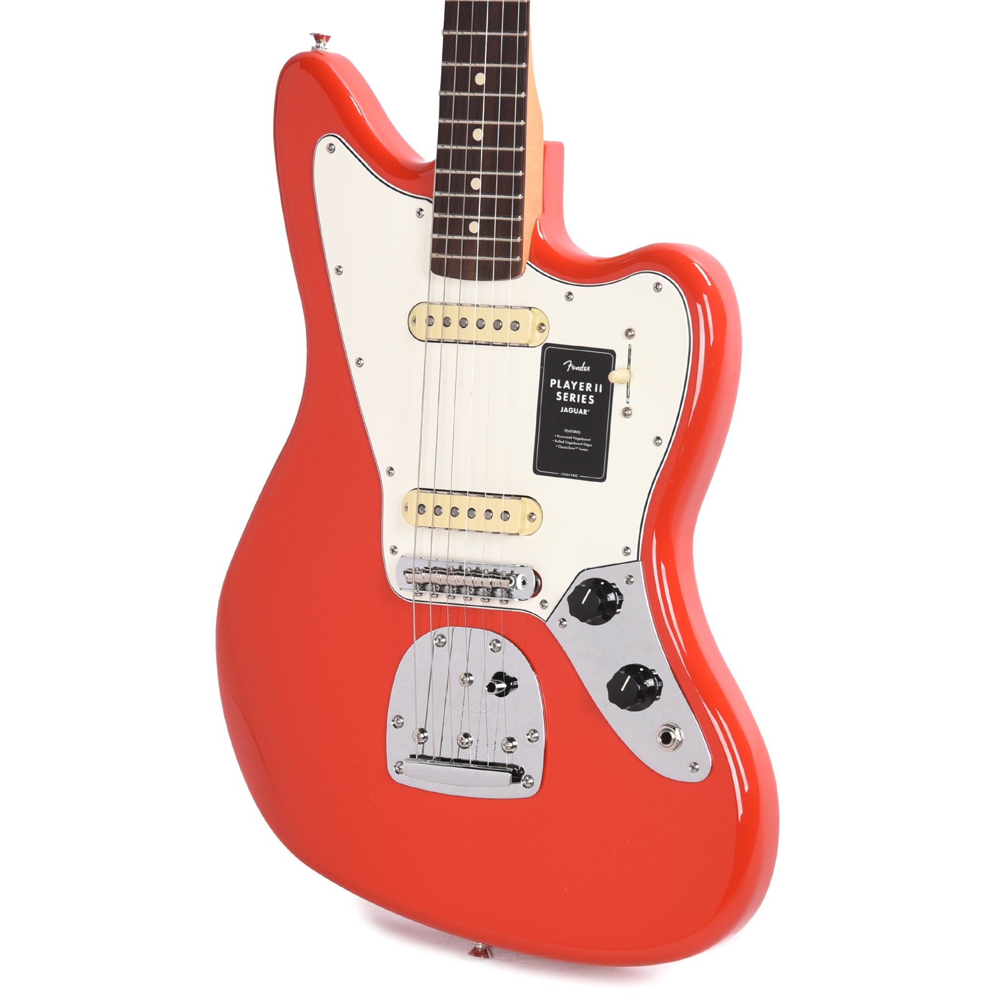 Fender Player II Jaguar Coral Red Electric Guitars / Solid Body