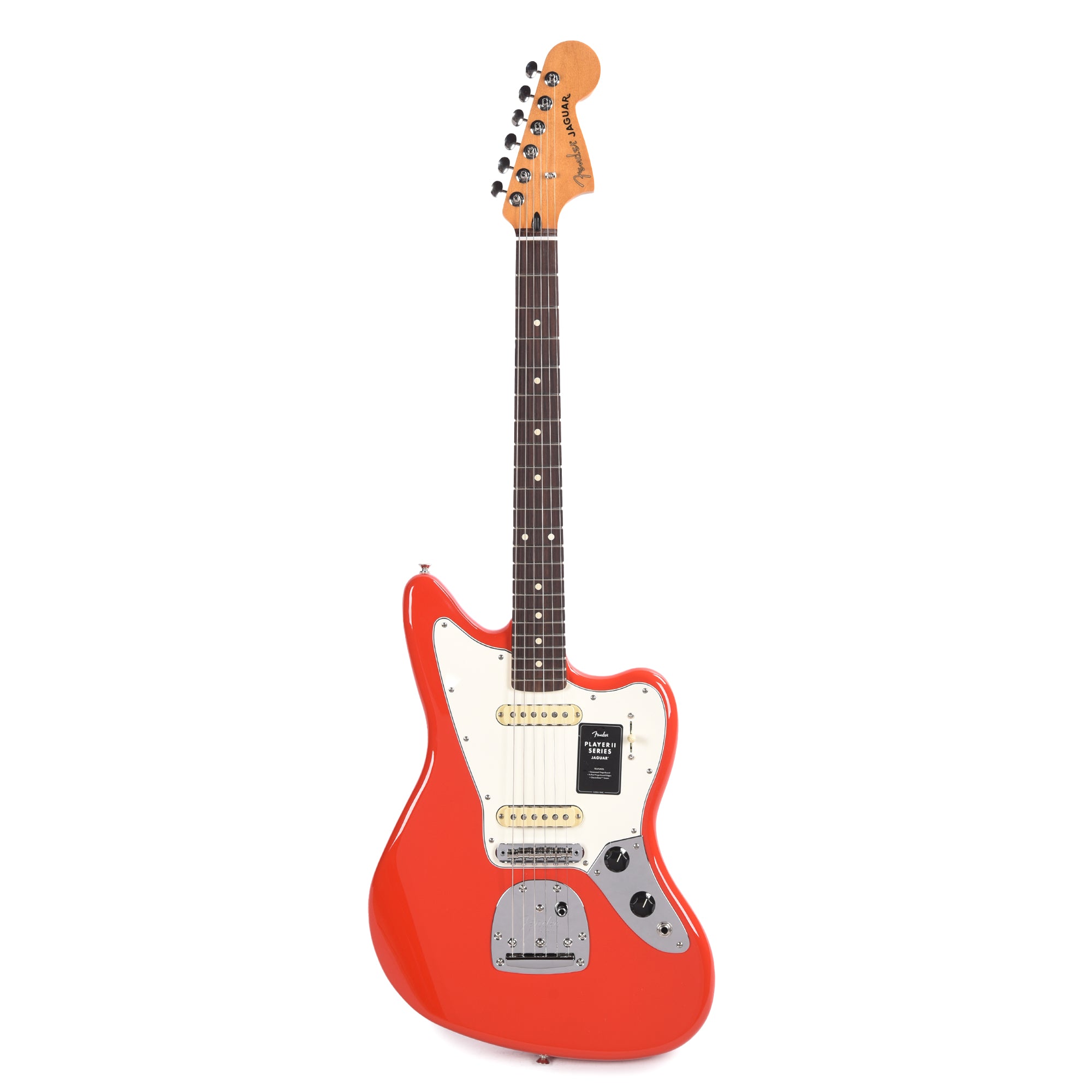 Fender Player II Jaguar Coral Red Electric Guitars / Solid Body