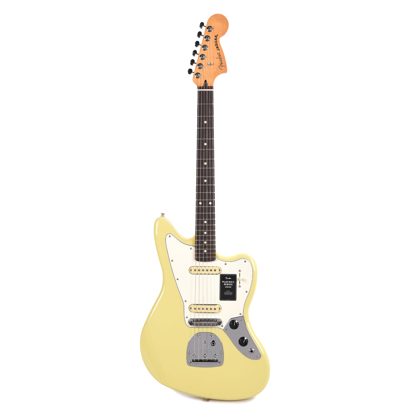 Fender Player II Jaguar Hialeah Yellow Electric Guitars / Solid Body