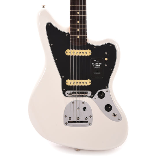 Fender Player II Jaguar Polar White Electric Guitars / Solid Body