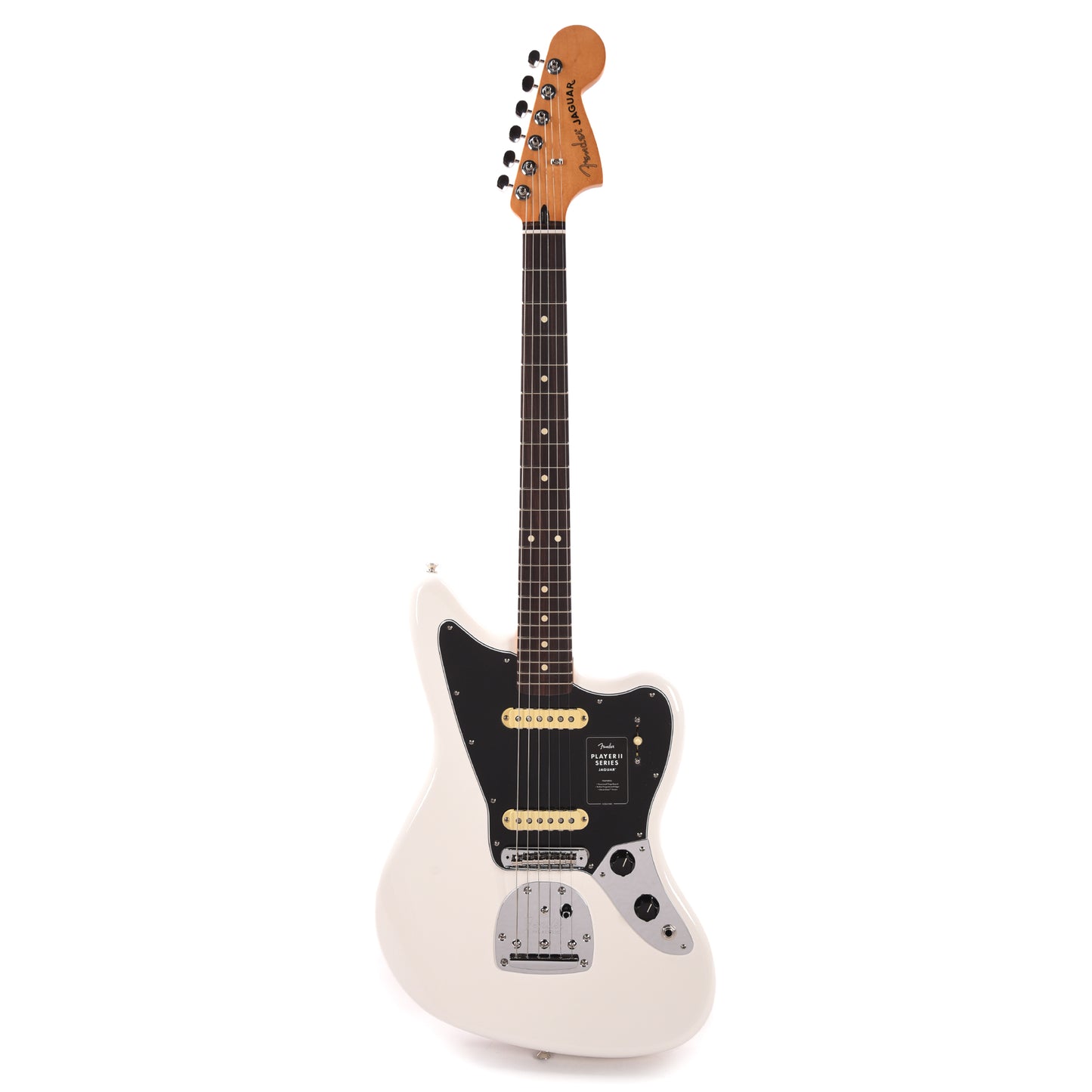 Fender Player II Jaguar Polar White Electric Guitars / Solid Body