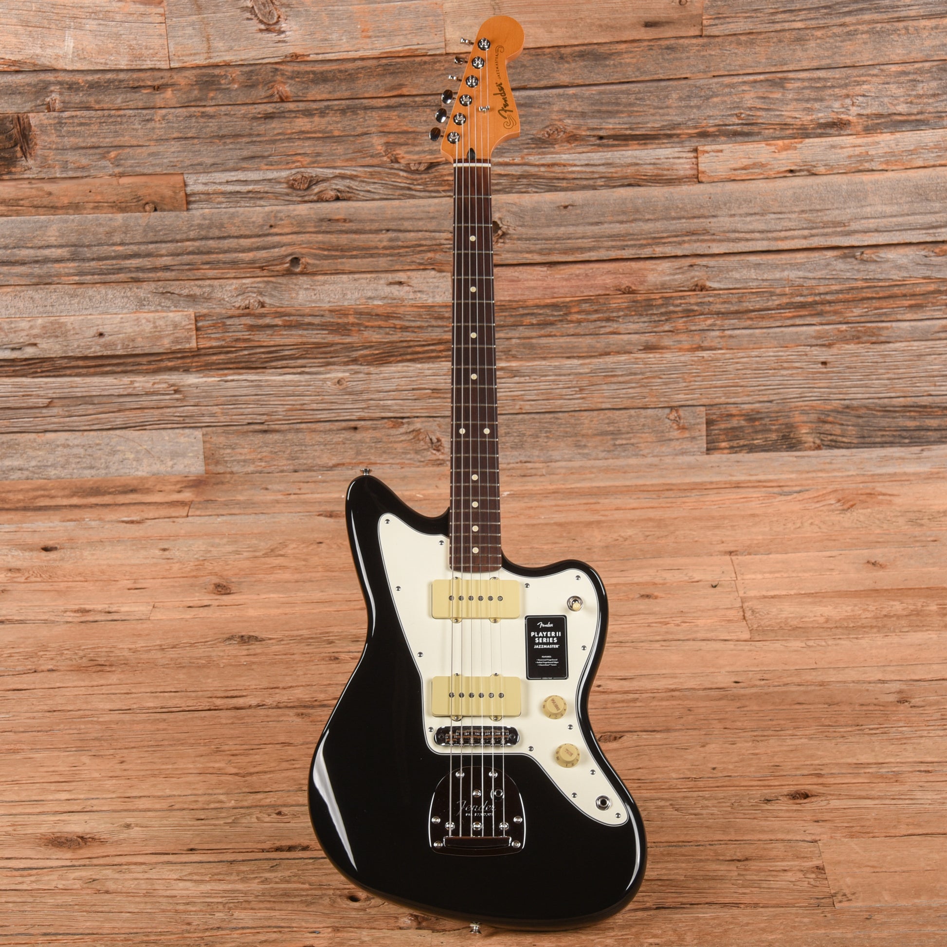 Fender Player II Jazzmaster Black 2024 Electric Guitars / Solid Body