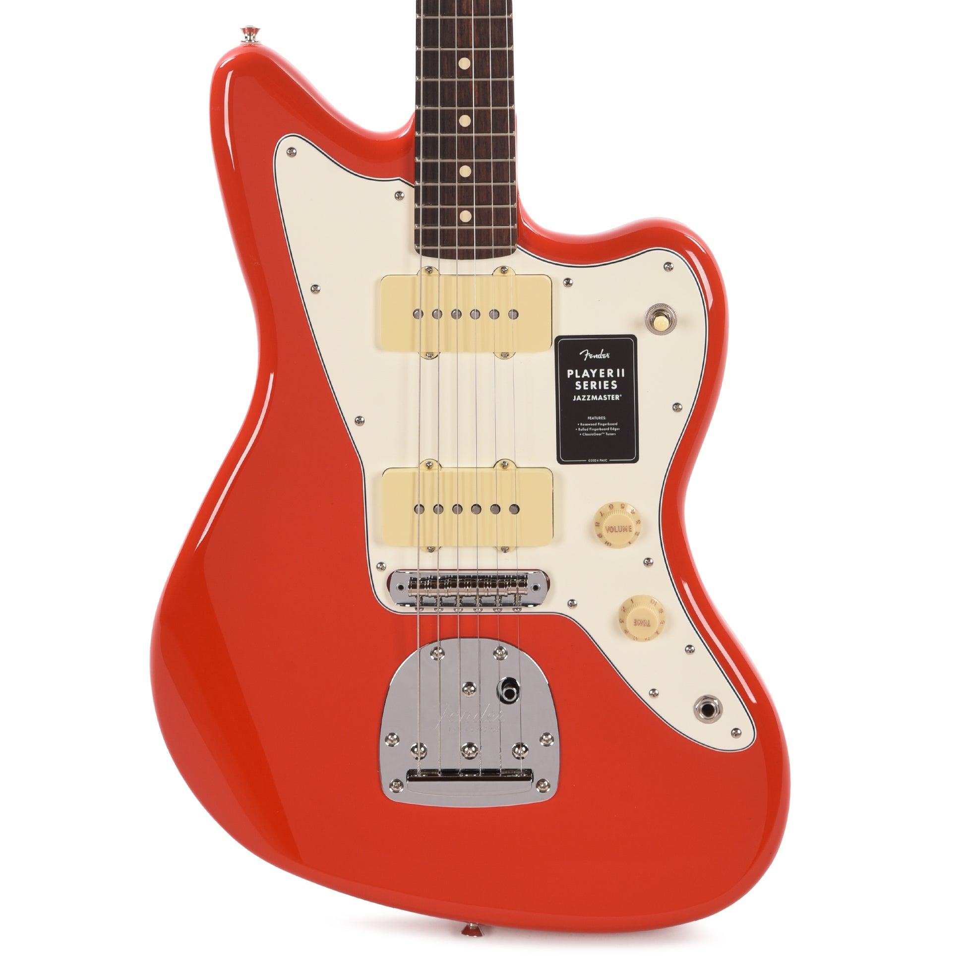 Fender Player II Jazzmaster Coral Red Electric Guitars / Solid Body