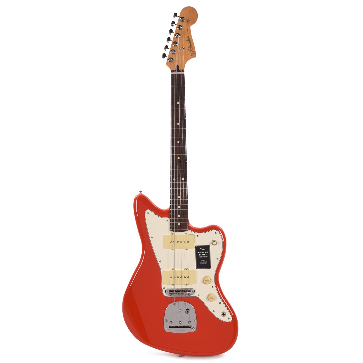 Fender Player II Jazzmaster Coral Red Electric Guitars / Solid Body