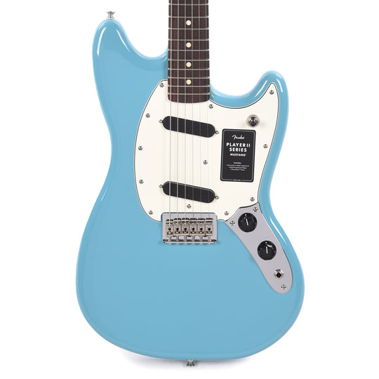 Fender Player II Mustang Aquatone Blue Electric Guitars / Solid Body