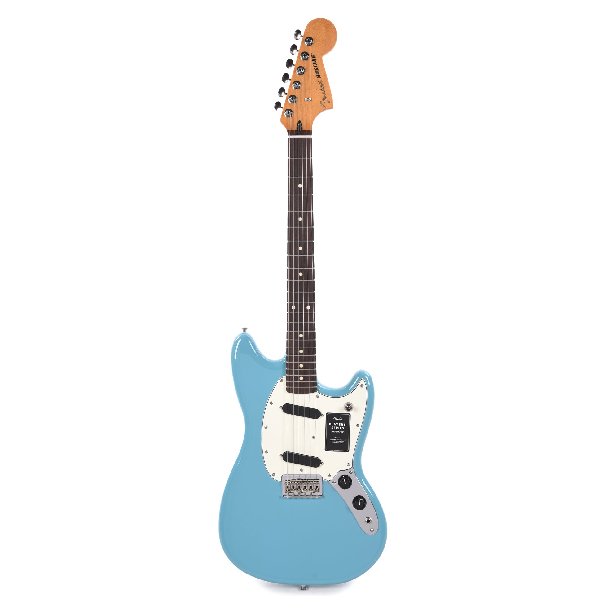 Fender Player II Mustang Aquatone Blue Electric Guitars / Solid Body