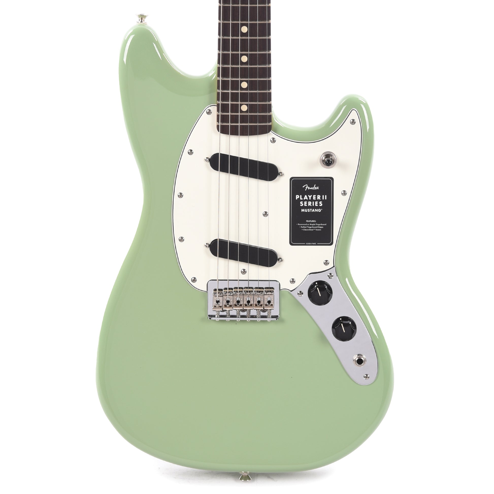 Fender Player II Mustang Birch Green Electric Guitars / Solid Body
