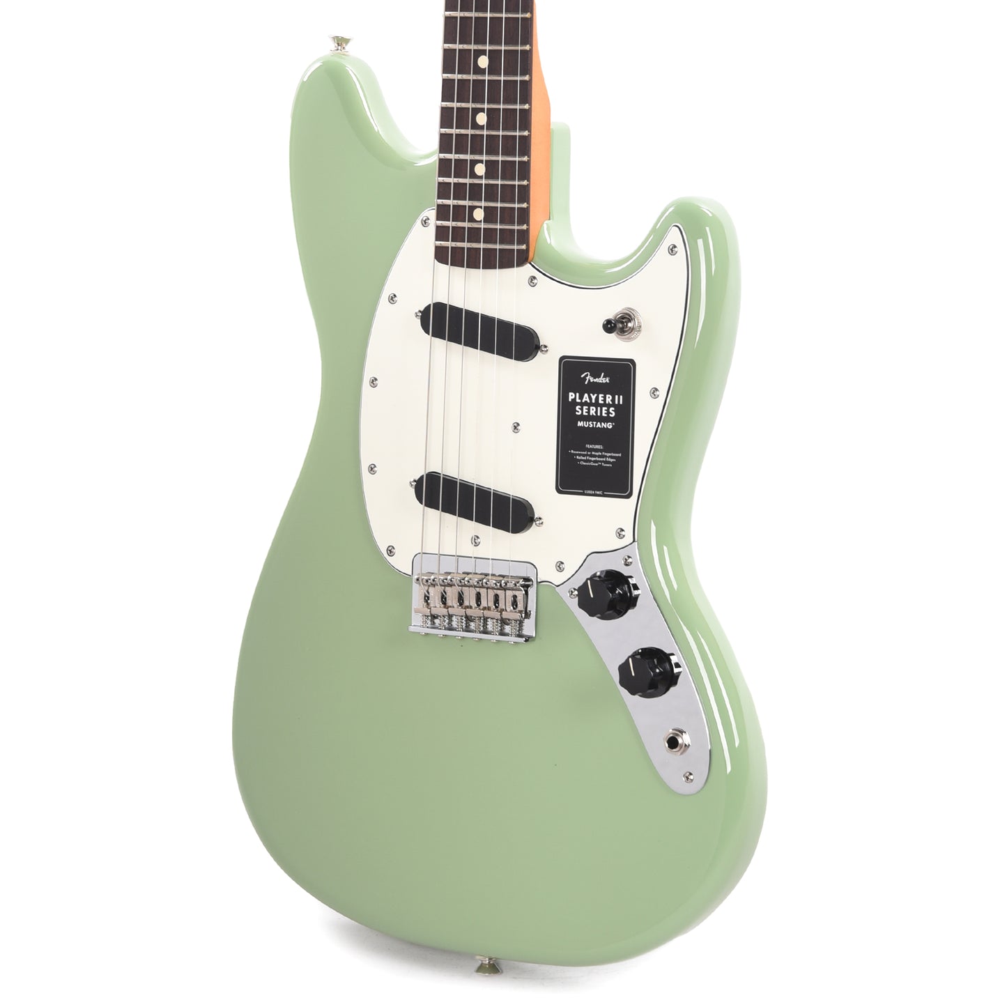 Fender Player II Mustang Birch Green Electric Guitars / Solid Body