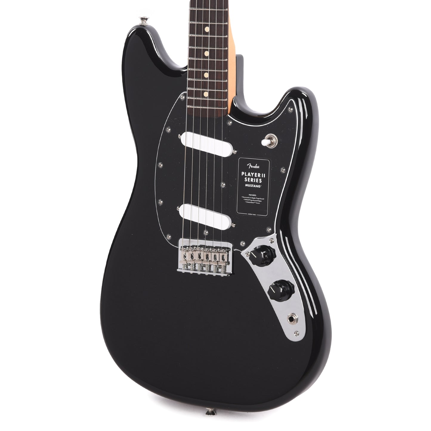 Fender Player II Mustang Black Electric Guitars / Solid Body