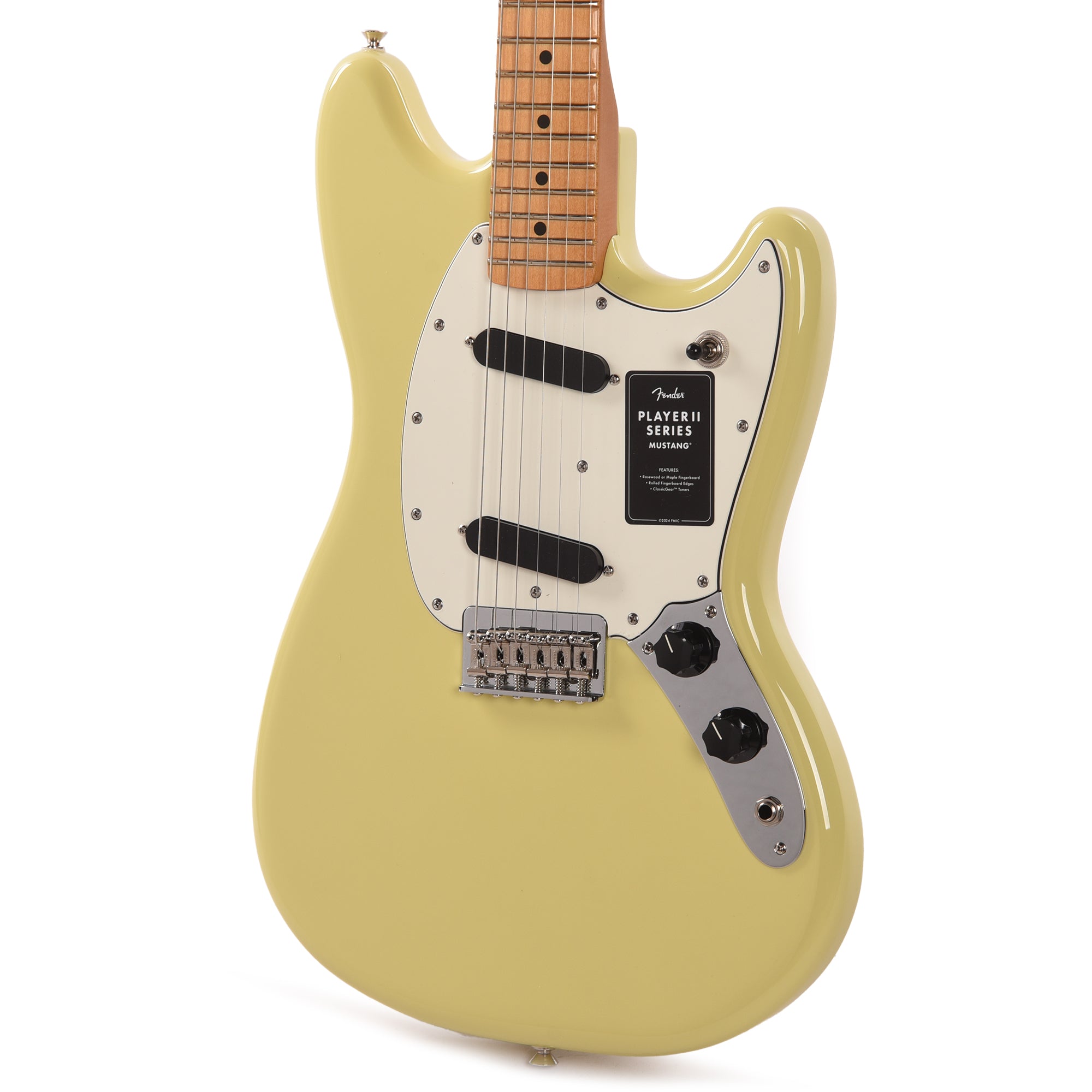 Fender Player II Mustang Hialeah Yellow Electric Guitars / Solid Body