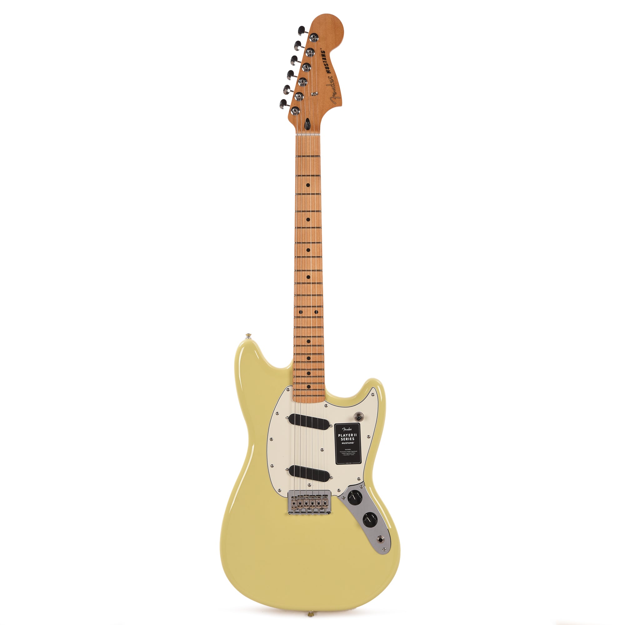 Fender Player II Mustang Hialeah Yellow Electric Guitars / Solid Body