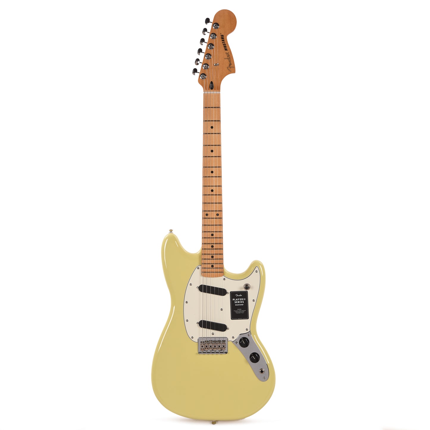 Fender Player II Mustang Hialeah Yellow Electric Guitars / Solid Body