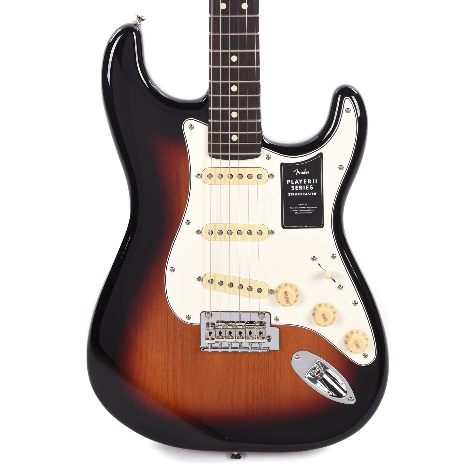 Fender Player II Stratocaster 3-Color Sunburst Electric Guitars / Solid Body