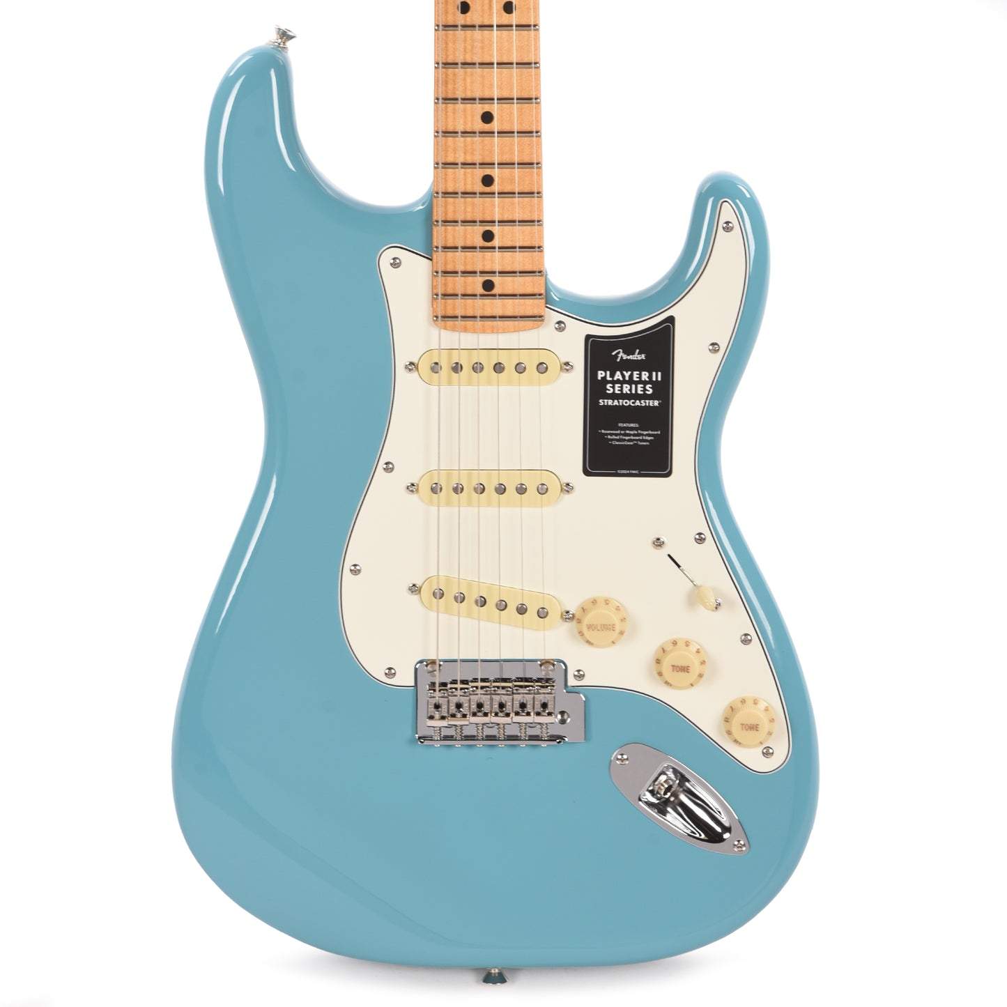 Fender Player II Stratocaster Aquatone Blue Electric Guitars / Solid Body
