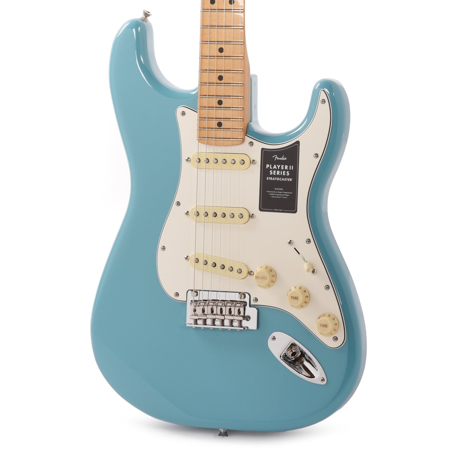 Fender Player II Stratocaster Aquatone Blue Electric Guitars / Solid Body