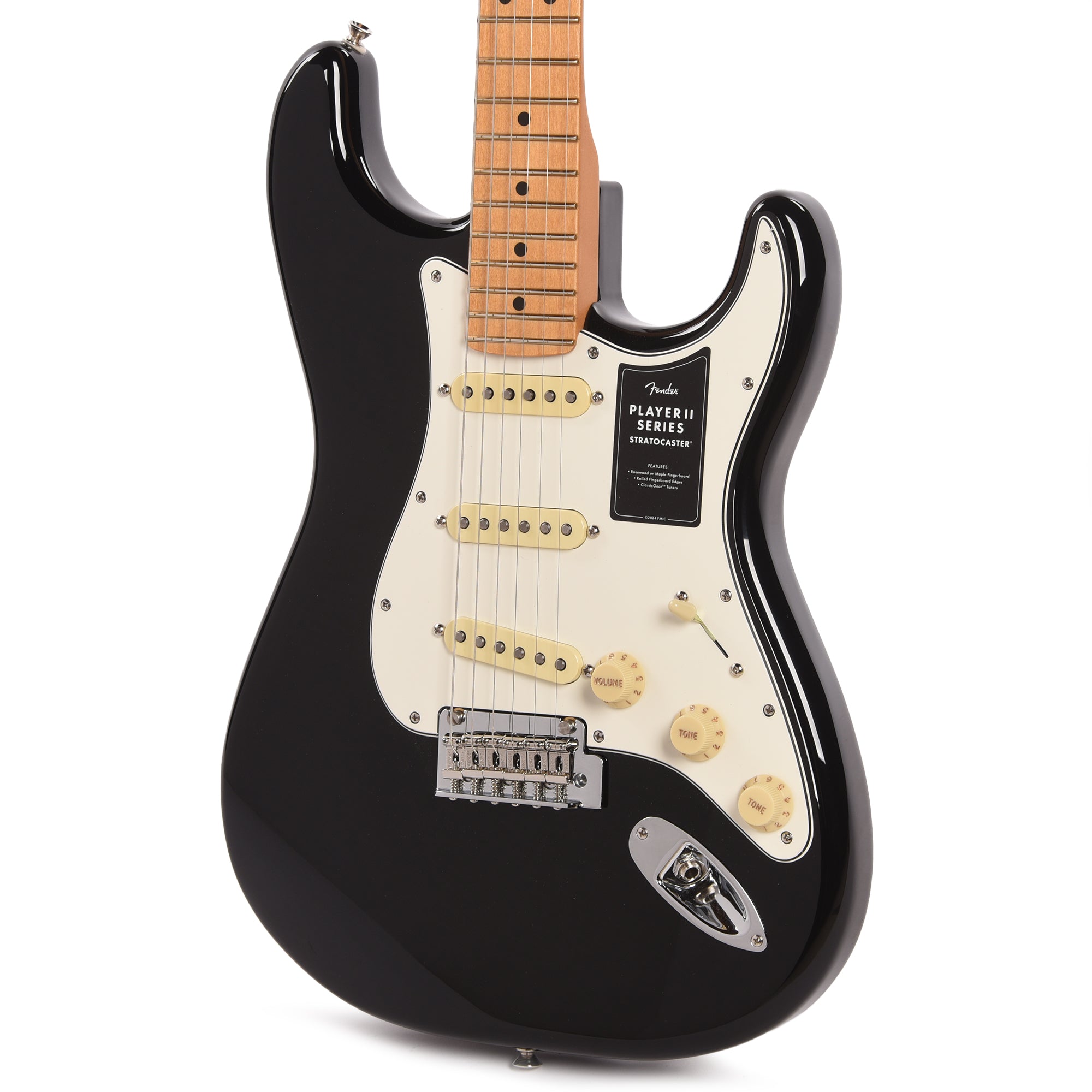 Fender Player II Stratocaster Black Electric Guitars / Solid Body