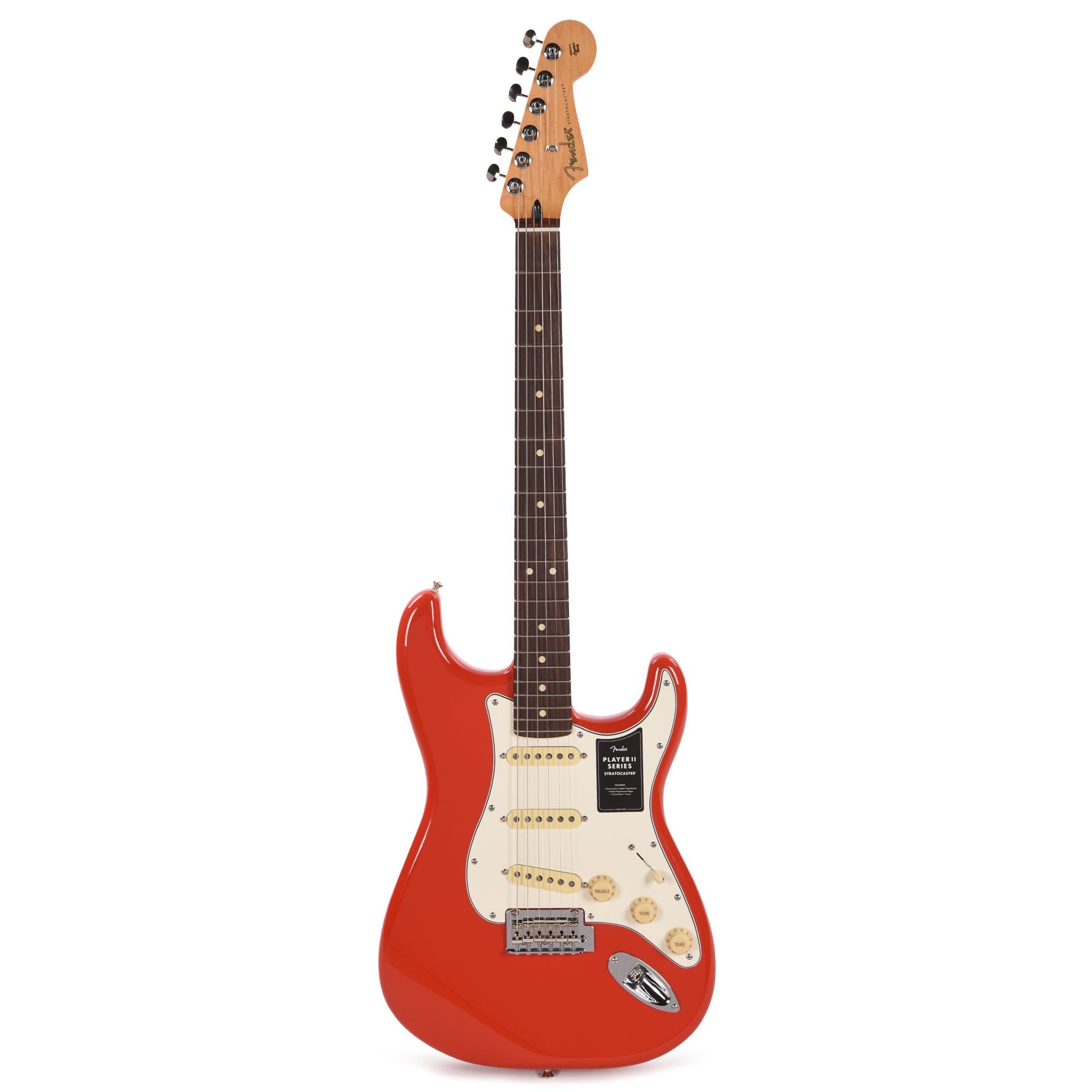 Fender Player II Stratocaster Coral Red Electric Guitars / Solid Body
