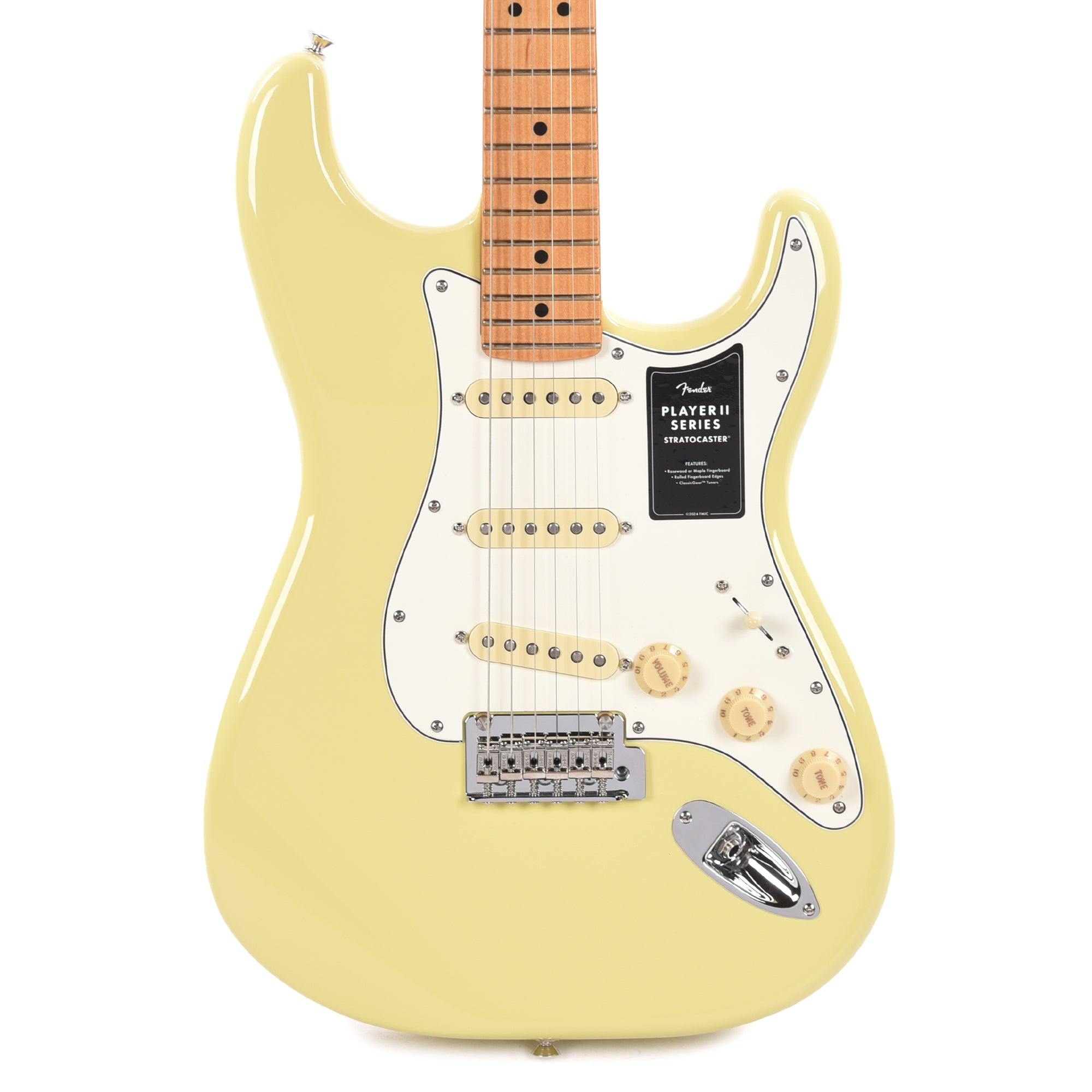Fender Player II Stratocaster Hialeah Yellow Electric Guitars / Solid Body