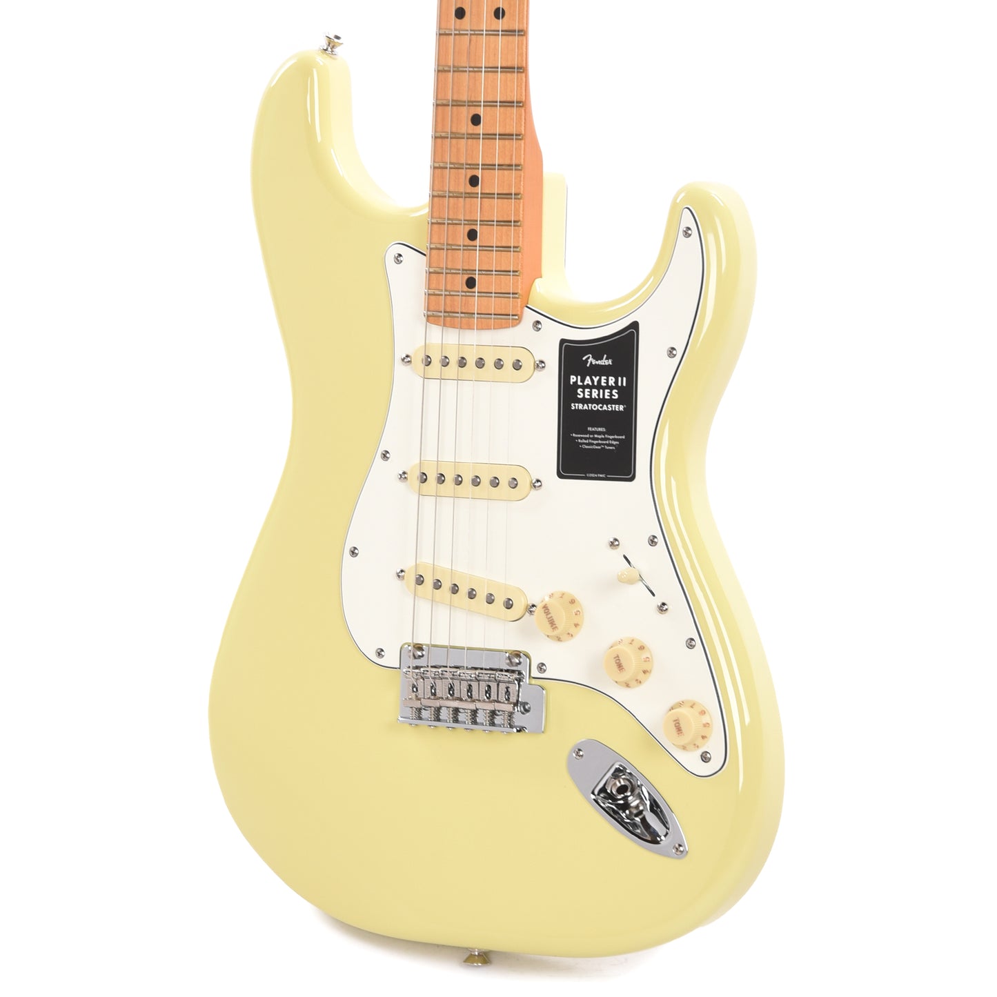 Fender Player II Stratocaster Hialeah Yellow Electric Guitars / Solid Body