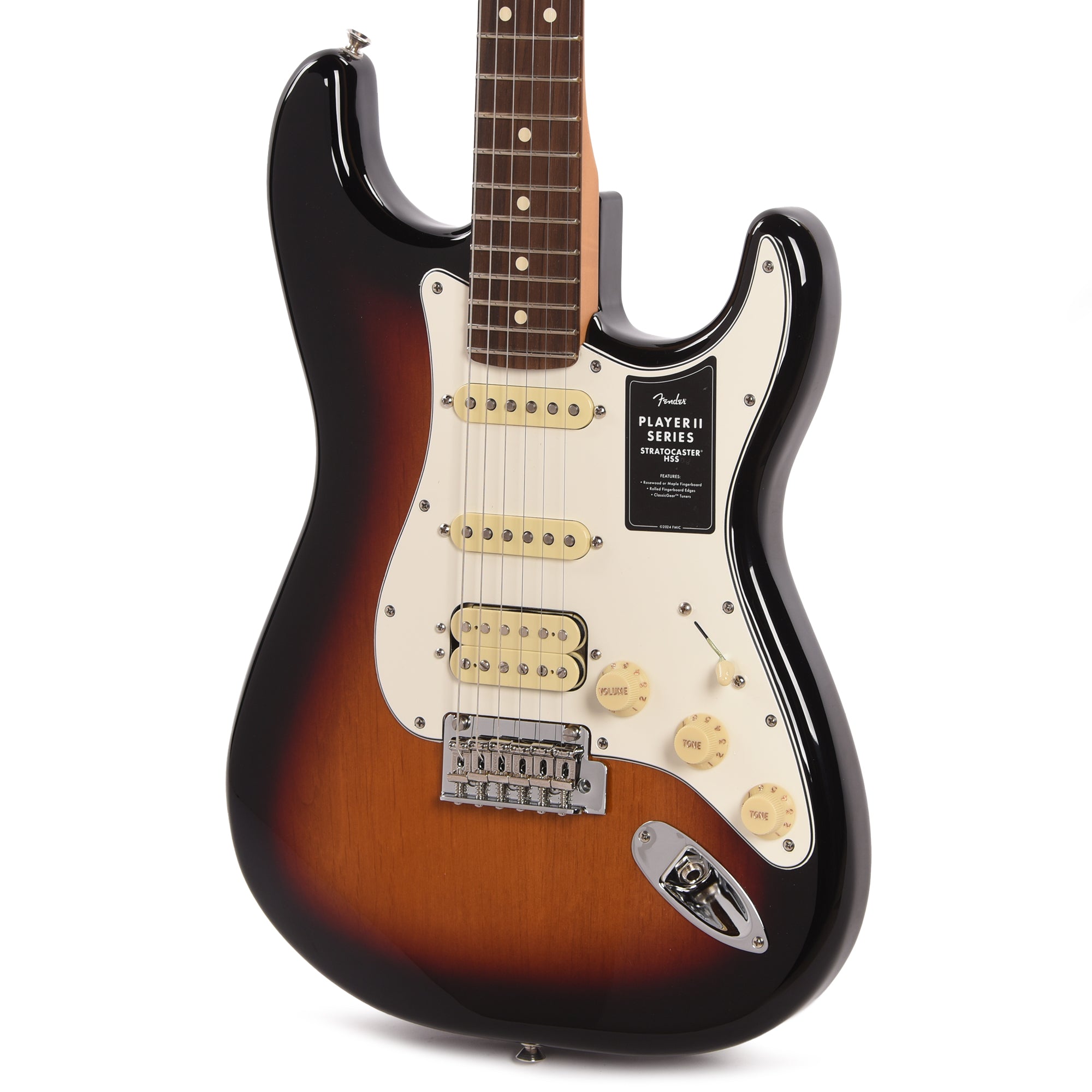 Fender Player II Stratocaster HSS 3-Color Sunburst Electric Guitars / Solid Body