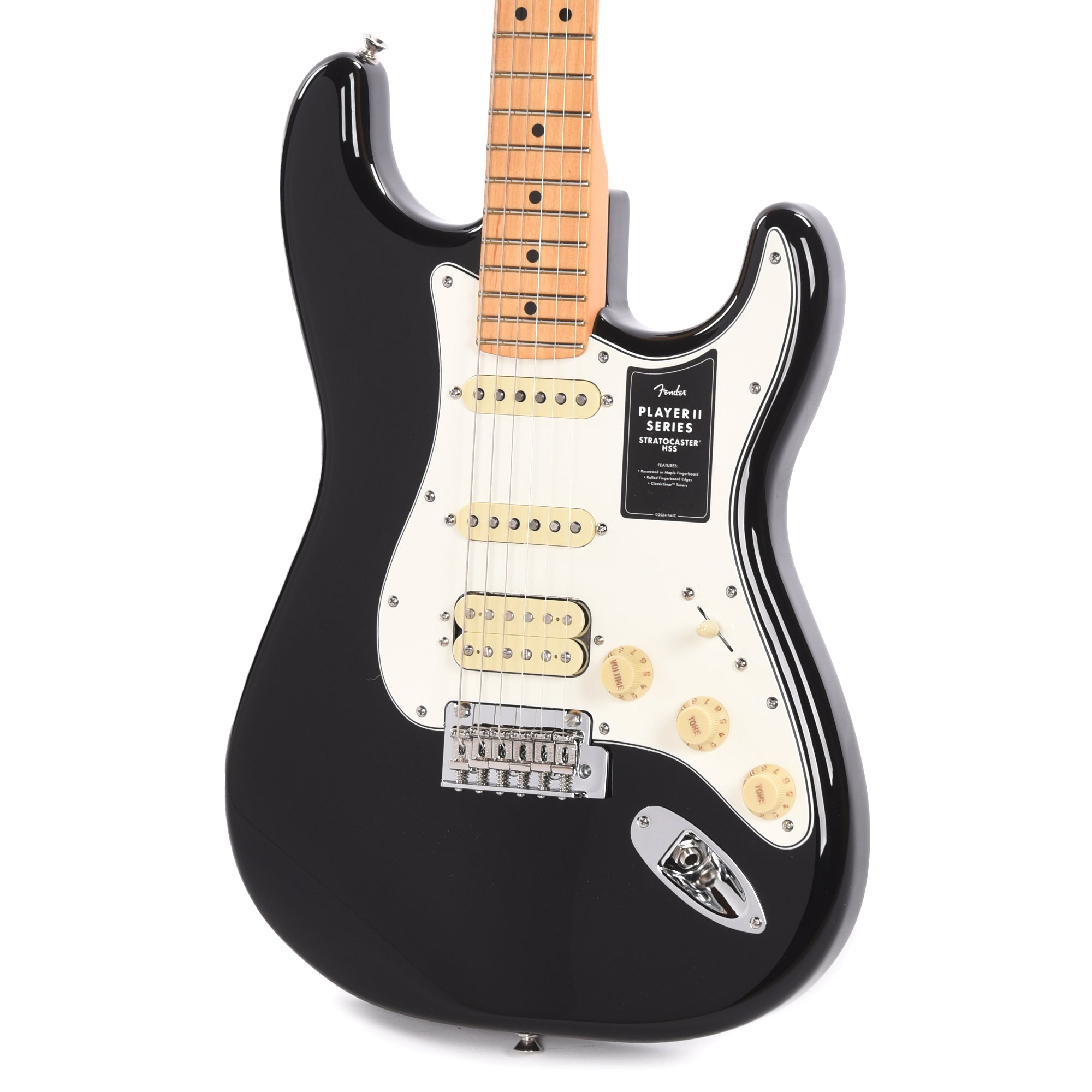 Fender Player II Stratocaster HSS Black – Chicago Music Exchange