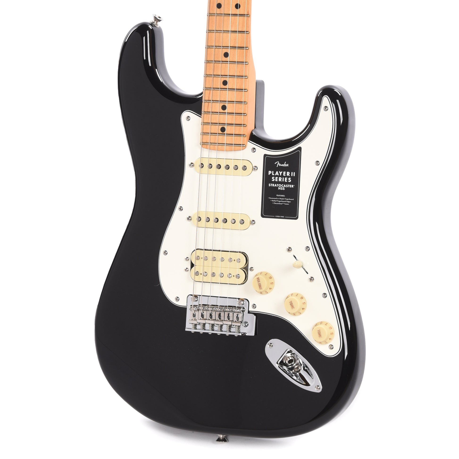 Fender Player II Stratocaster HSS Black Electric Guitars / Solid Body