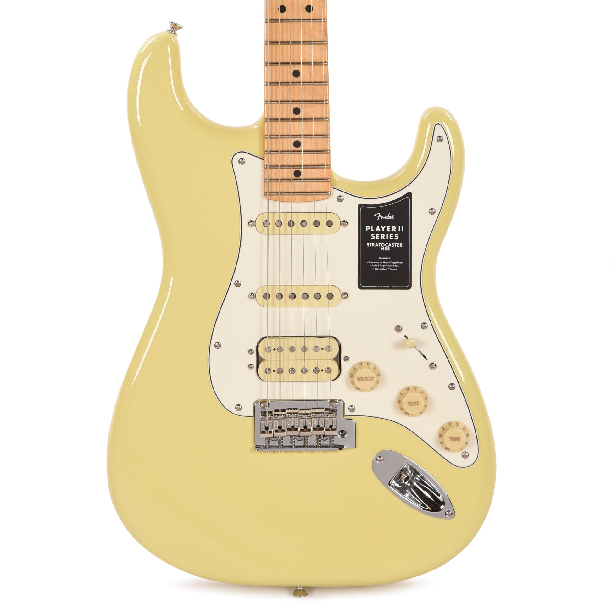 Fender Player II Stratocaster HSS Hialeah Yellow Electric Guitars / Solid Body