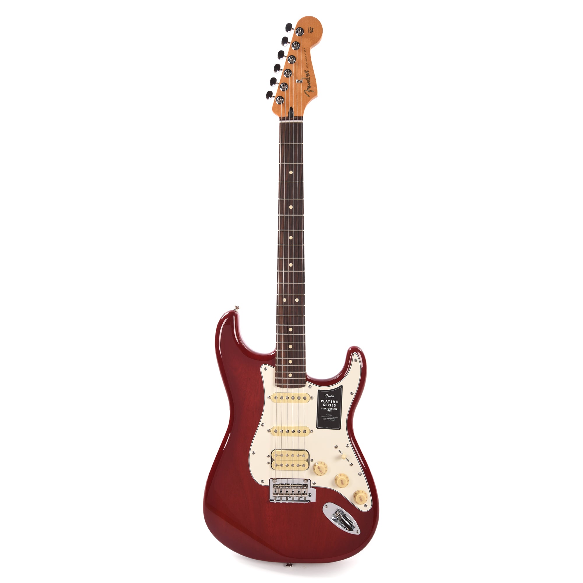 Fender Player II Stratocaster HSS Transparent Cherry Burst Electric Guitars / Solid Body