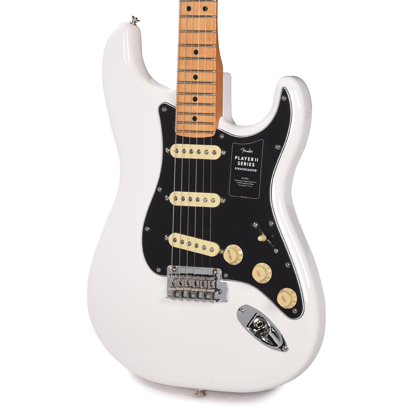 Fender Player II Stratocaster Polar White Electric Guitars / Solid Body