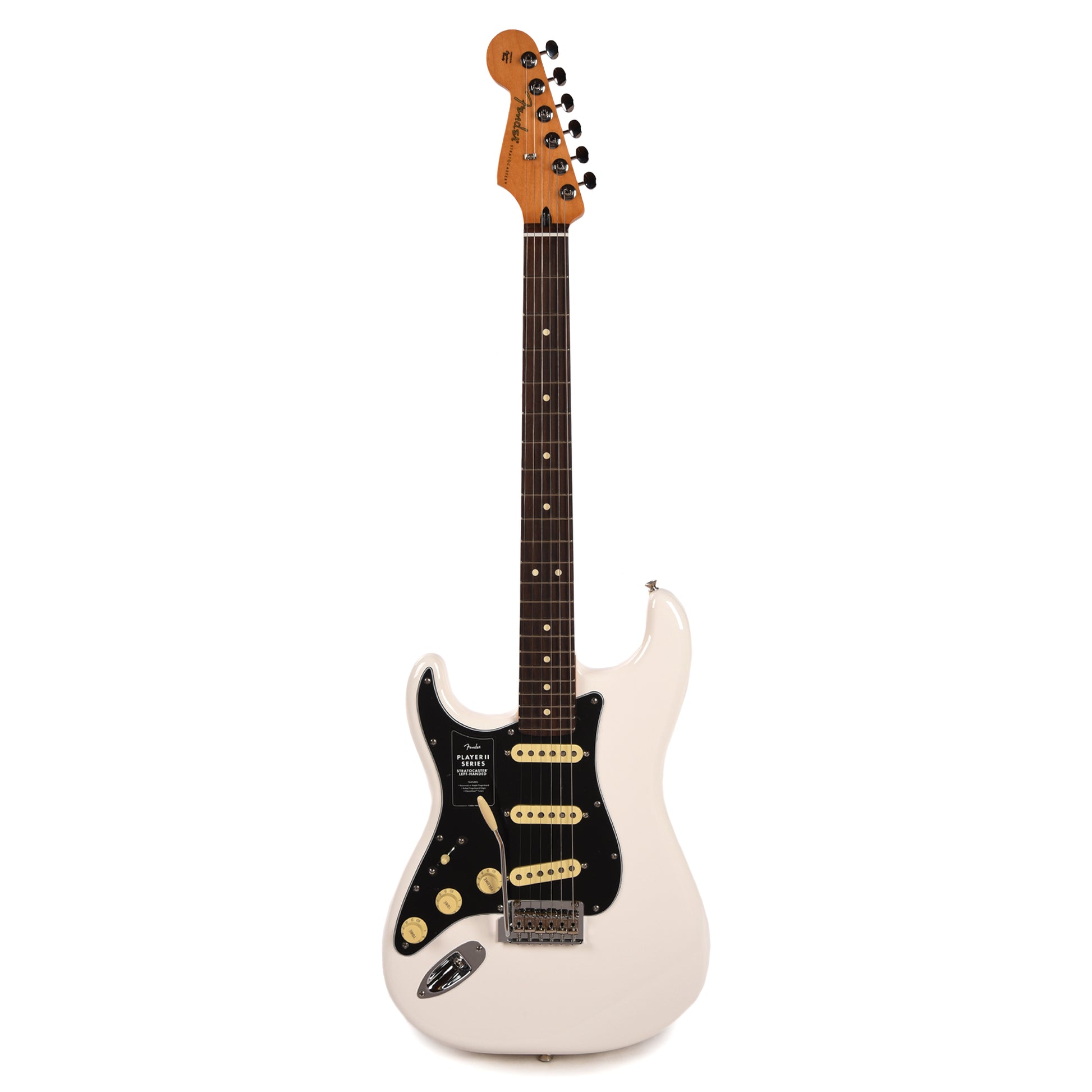 Fender Player II Stratocaster Polar White LEFTY Electric Guitars / Solid Body