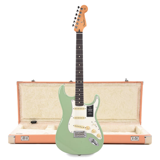 Fender Player II Stratocaster RW Birch Green and Pacific Peach Hardshell Case Bundle Electric Guitars / Solid Body