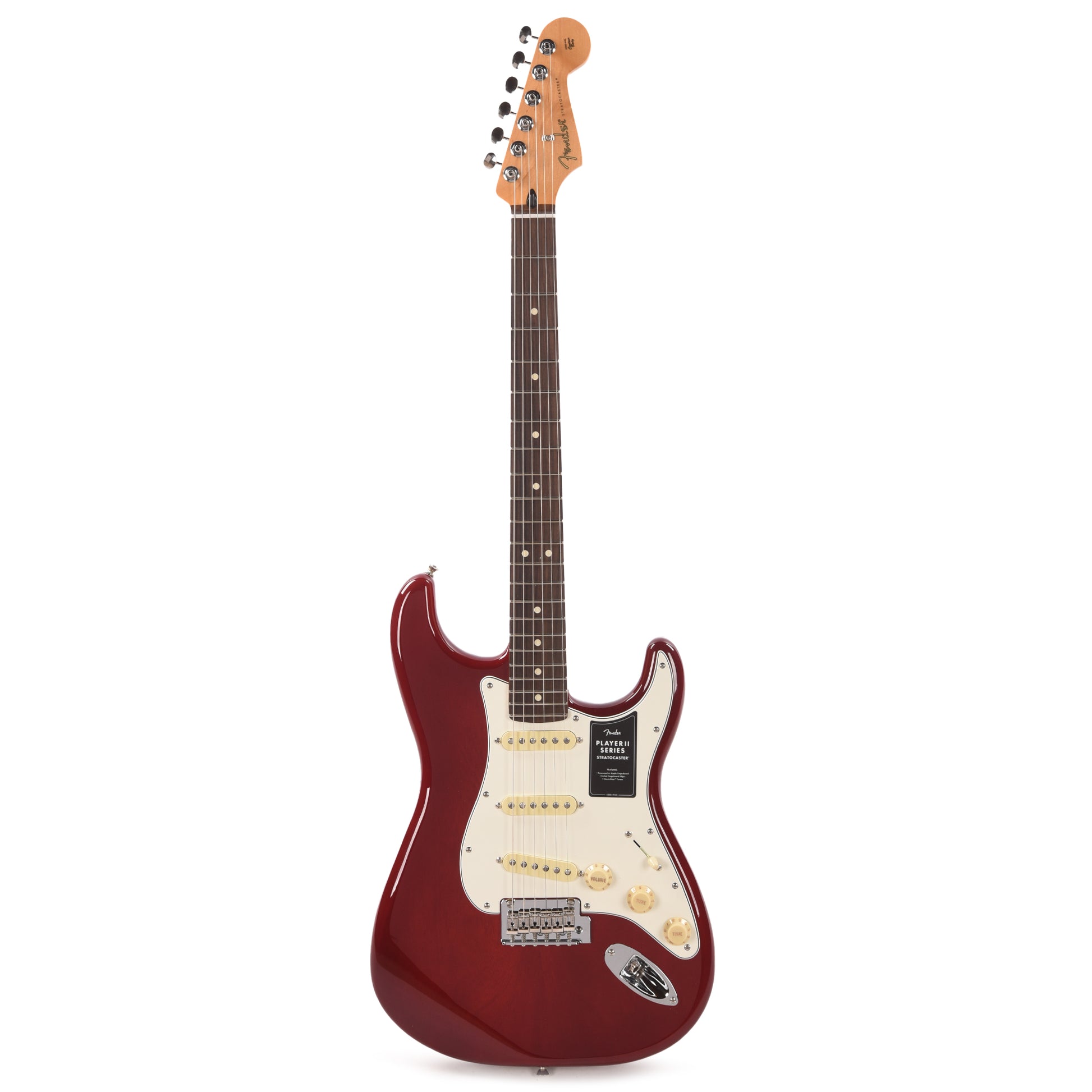 Fender Player II Stratocaster Transparent Cherry Burst Electric Guitars / Solid Body