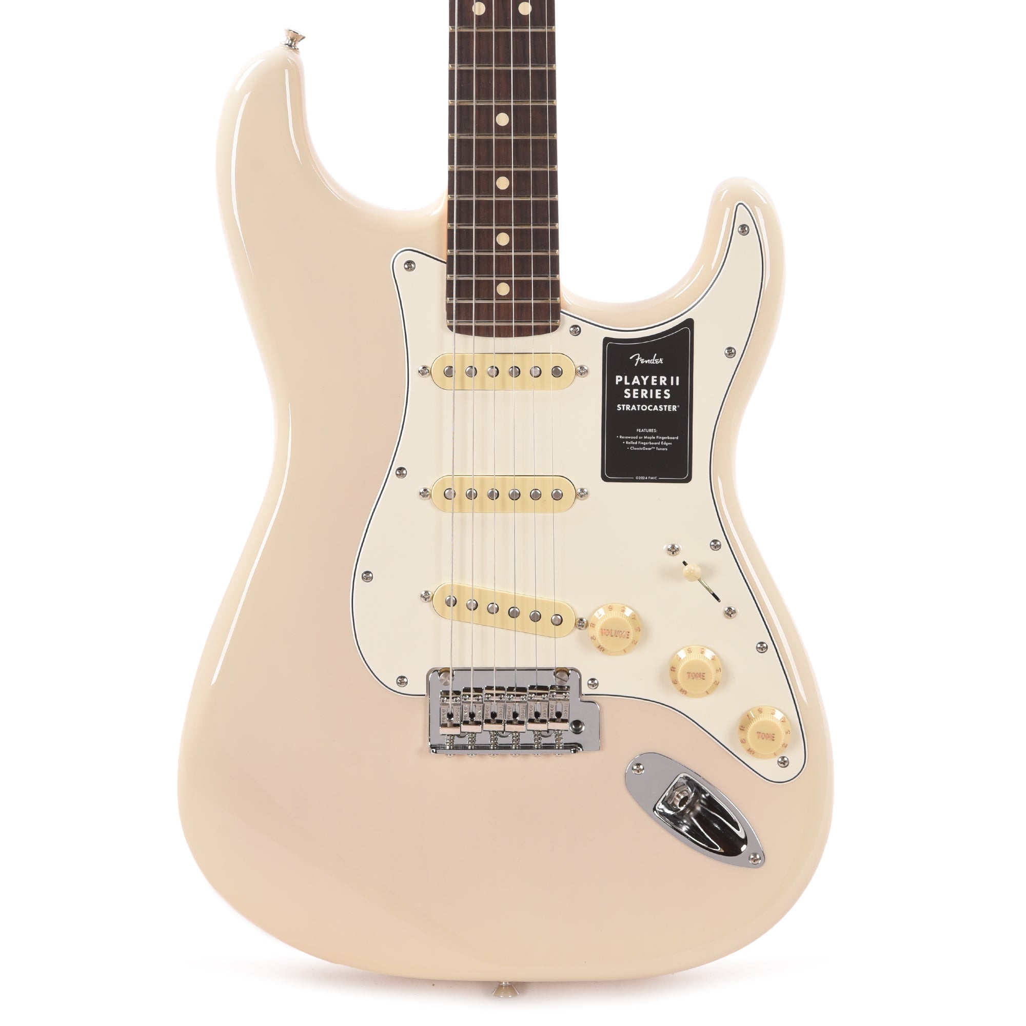 Fender Player II Stratocaster White Blonde Electric Guitars / Solid Body