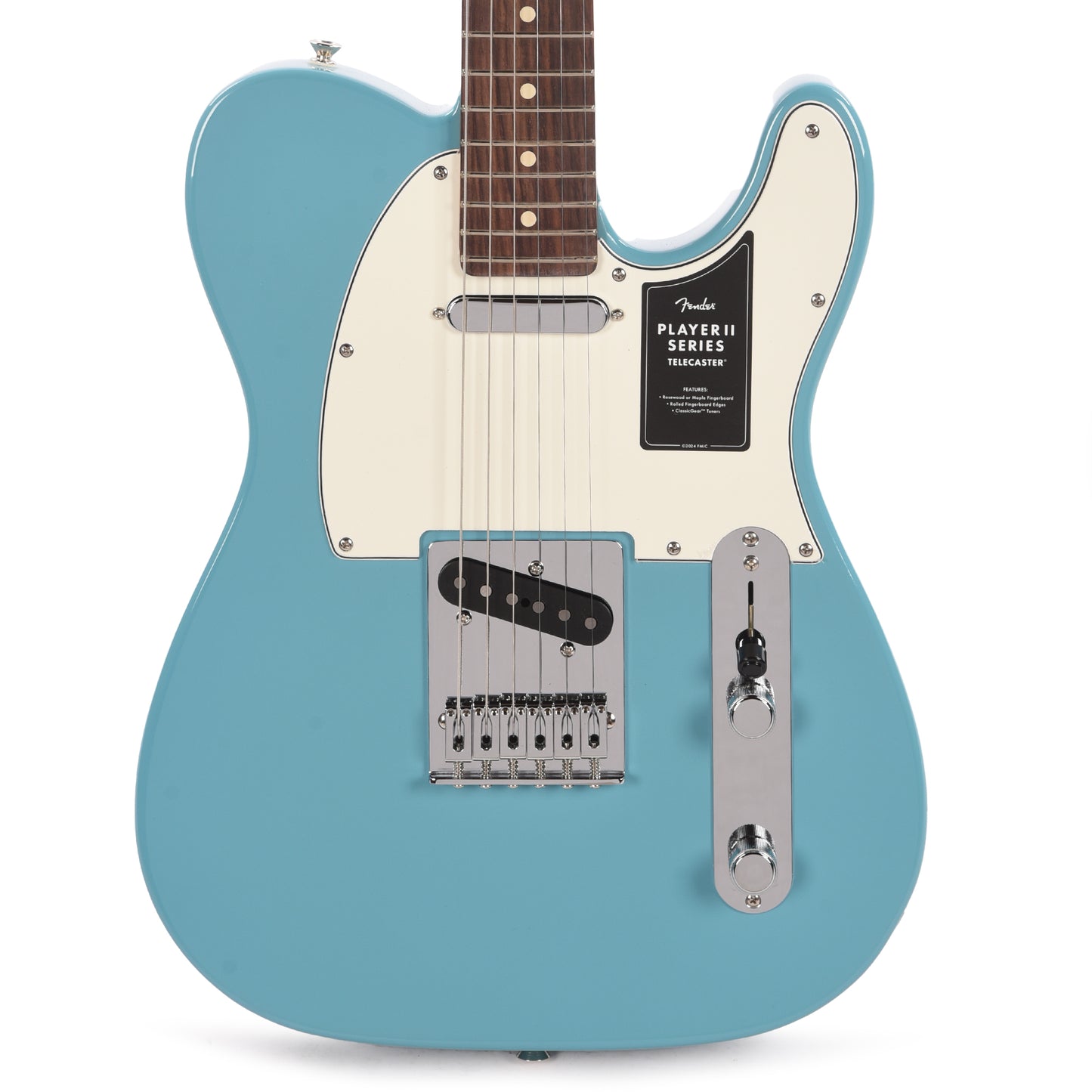 Fender Player II Telecaster Aquatone Blue Electric Guitars / Solid Body
