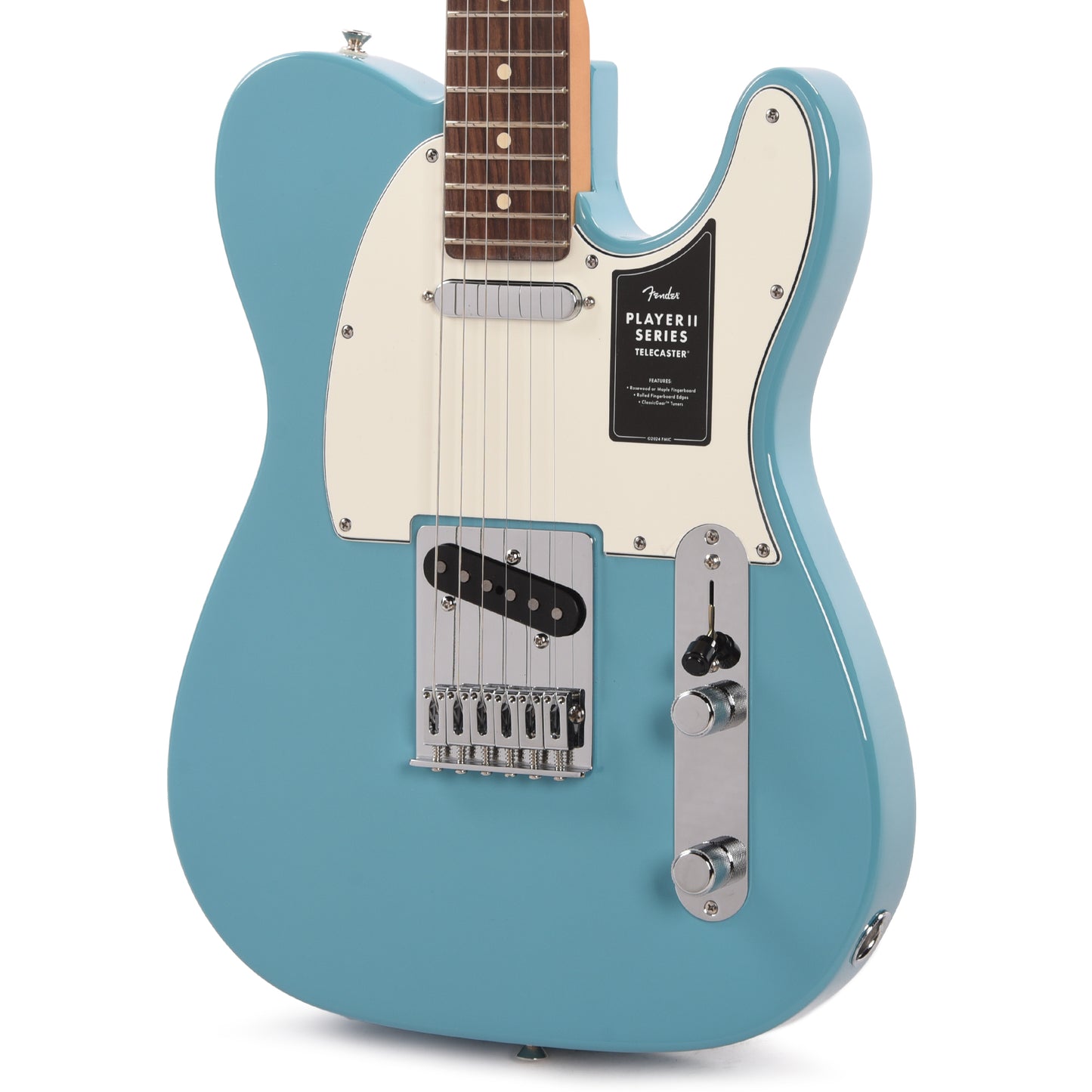 Fender Player II Telecaster Aquatone Blue Electric Guitars / Solid Body