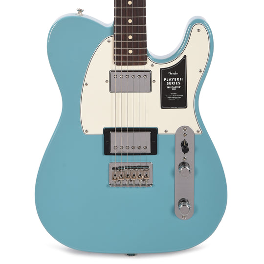 Fender Player II Telecaster HH Aquatone Blue Electric Guitars / Solid Body