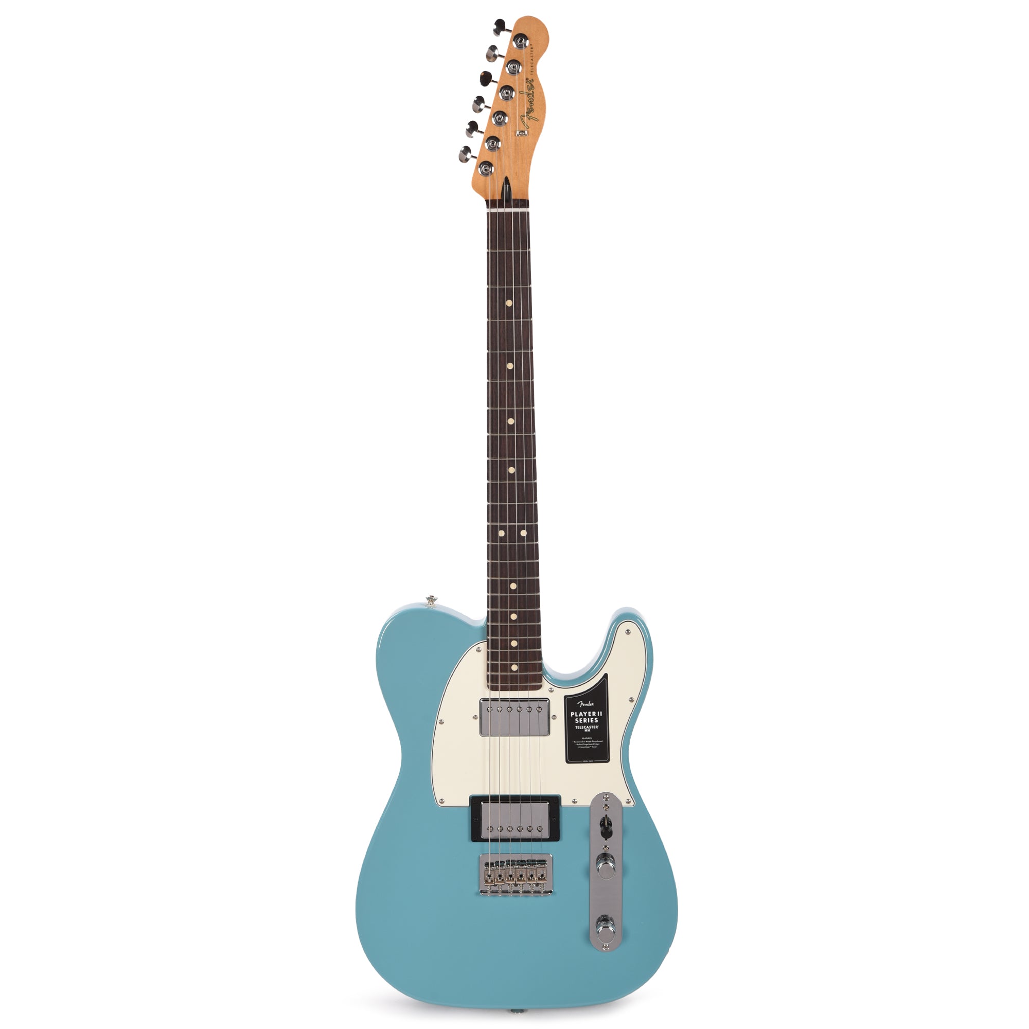 Fender Player II Telecaster HH Aquatone Blue Electric Guitars / Solid Body