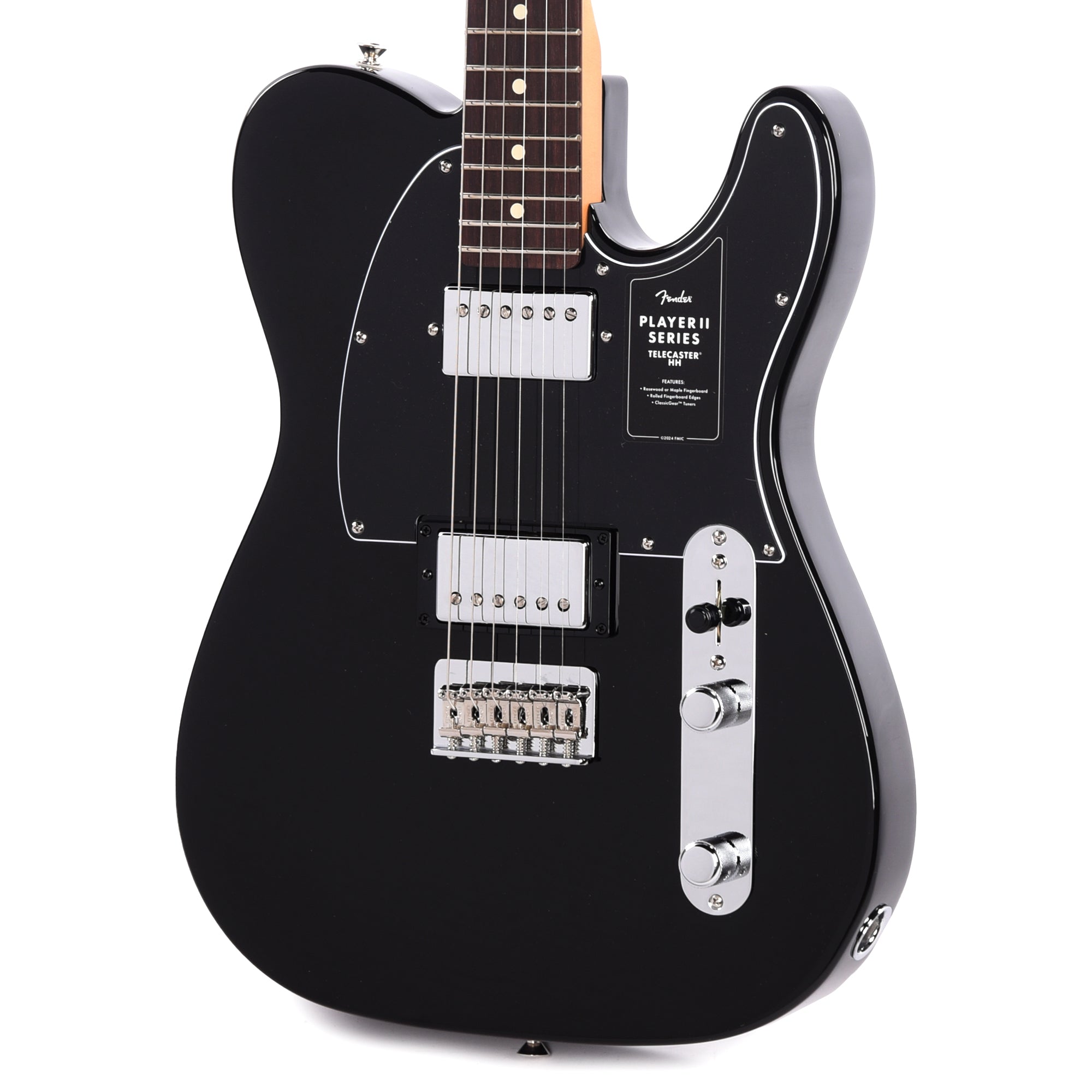 Fender Player II Telecaster HH Black Electric Guitars / Solid Body