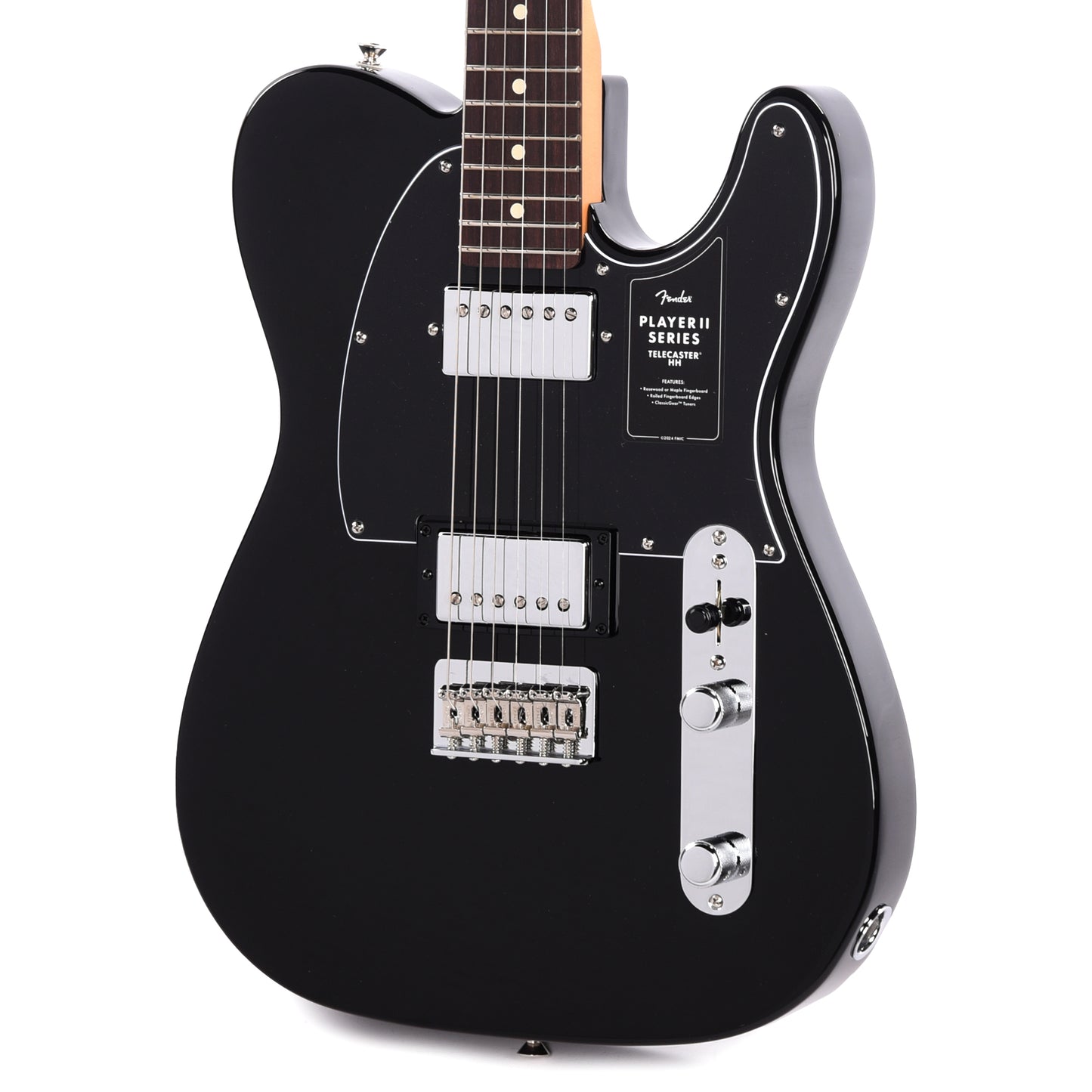 Fender Player II Telecaster HH Black Electric Guitars / Solid Body
