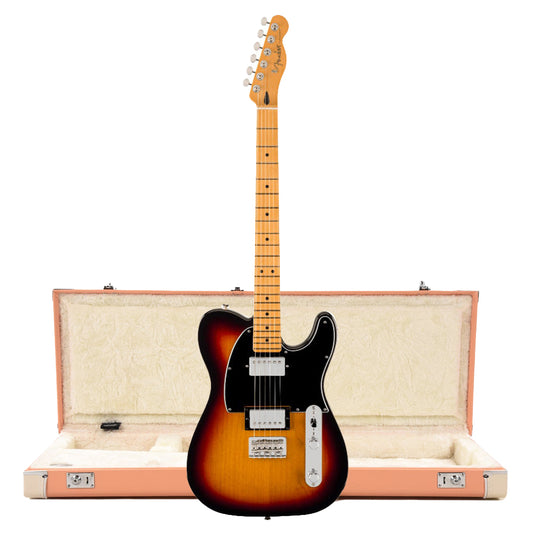 Fender Player II Telecaster HH MN 3-Color Sunburst and Pacific Peach Hardshell Case Bundle Electric Guitars / Solid Body